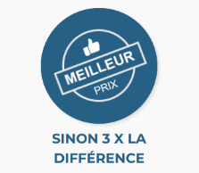 Sinon 3 X la différence